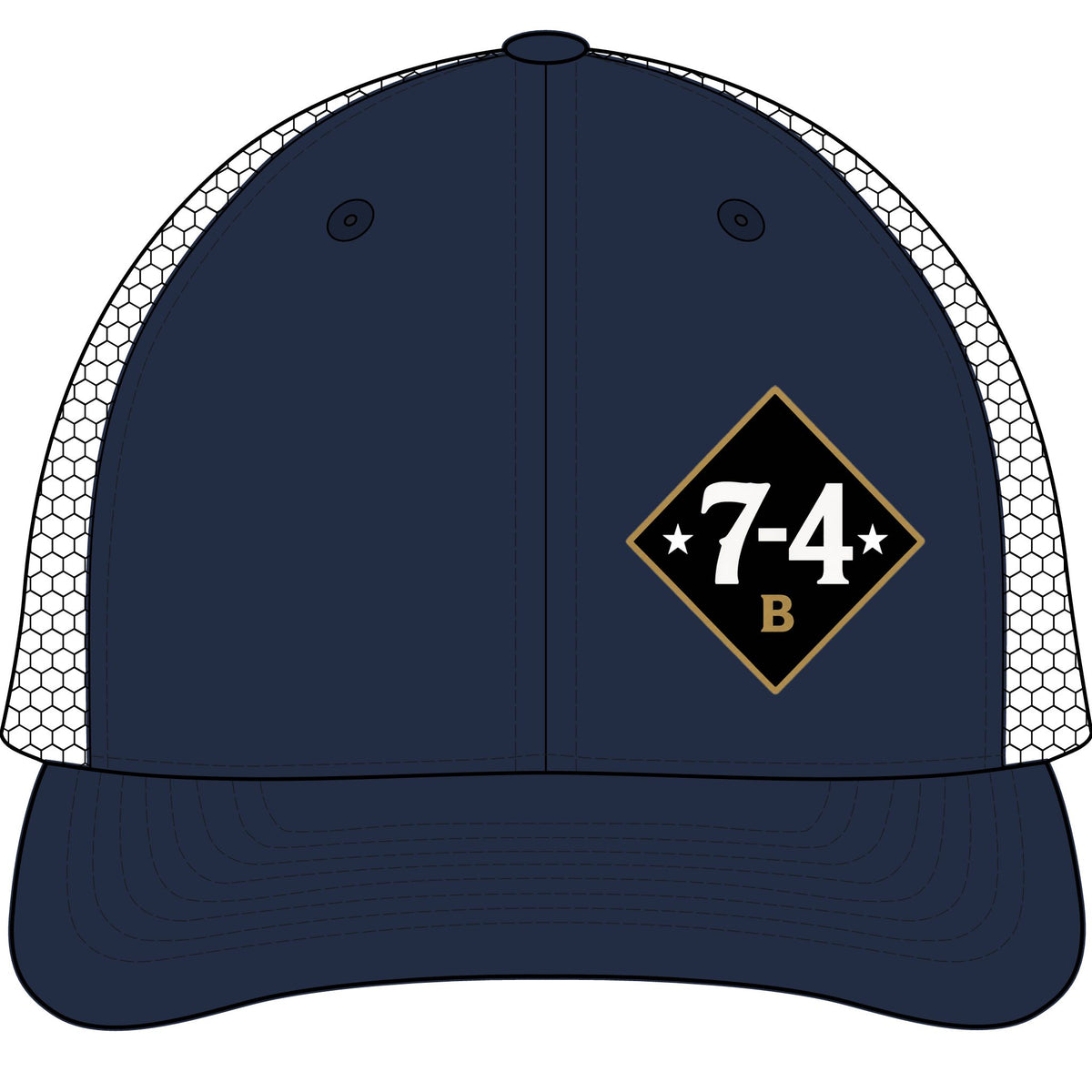 Trucker Cap — 7-4 Brand USA Made Mesh Hat