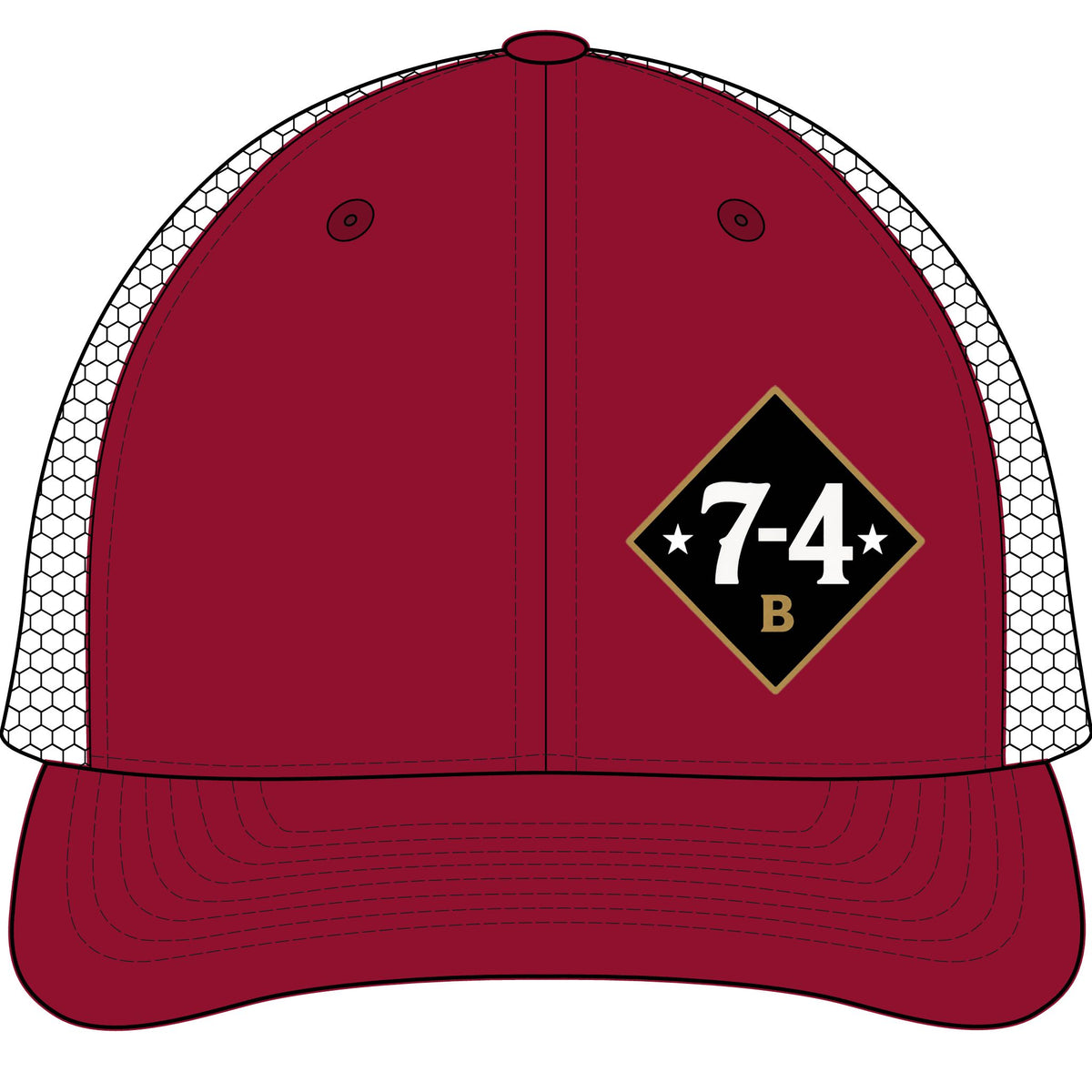 Trucker Cap — 7-4 Brand USA Made Mesh Hat