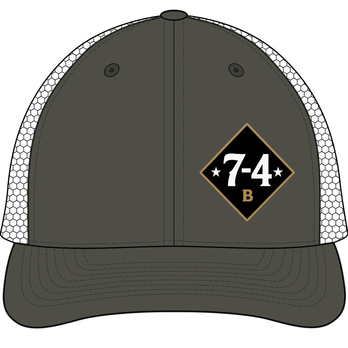 Trucker Cap — 7-4 Brand USA Made Mesh Hat